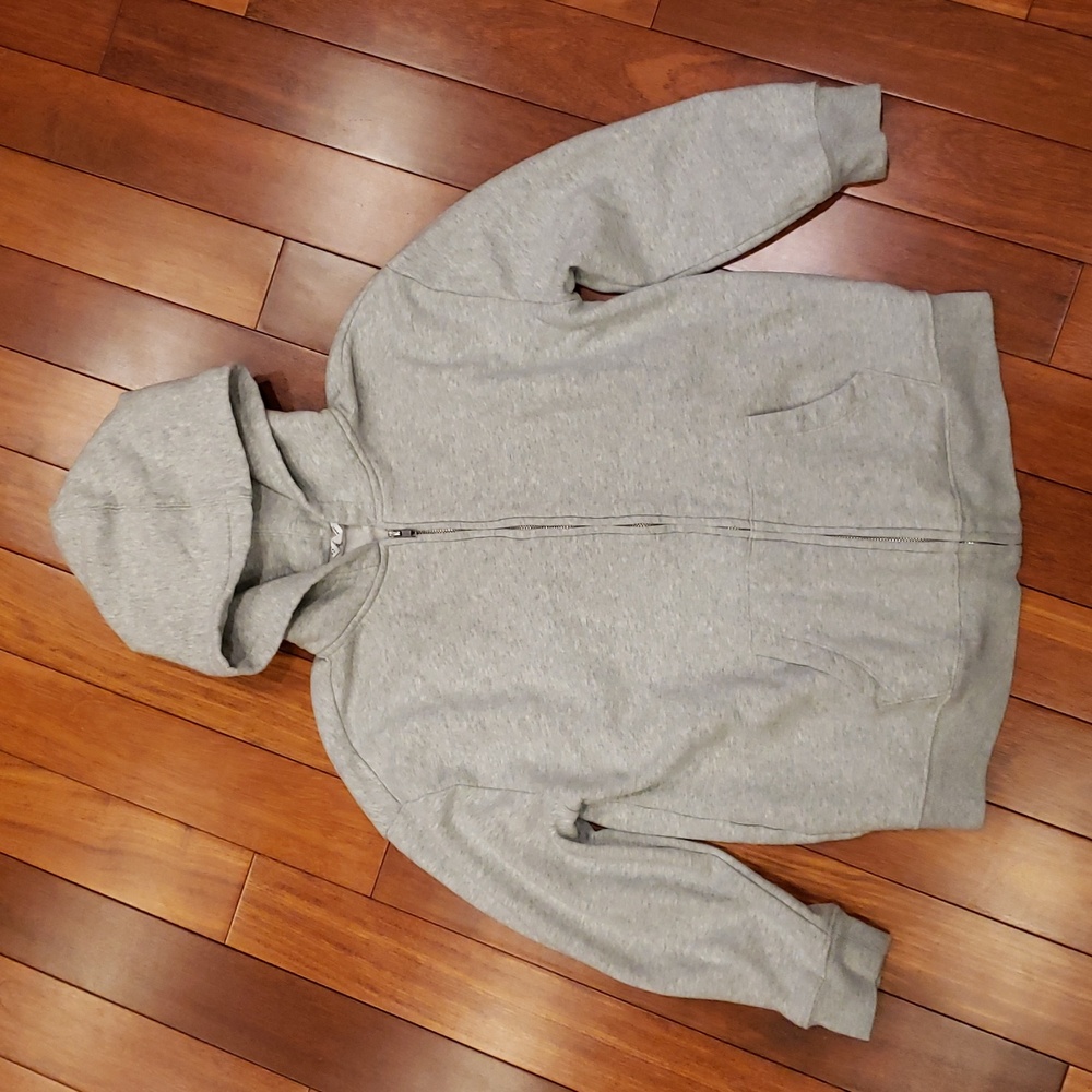 Gap Teen size 12 Full Zip Hoodie Sweatshirt. Heathered Gray